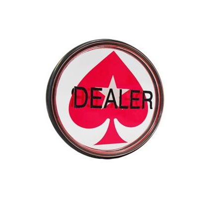 BOTTONE DEALER PERSONALIZZATO IN PLEXIGLASS_