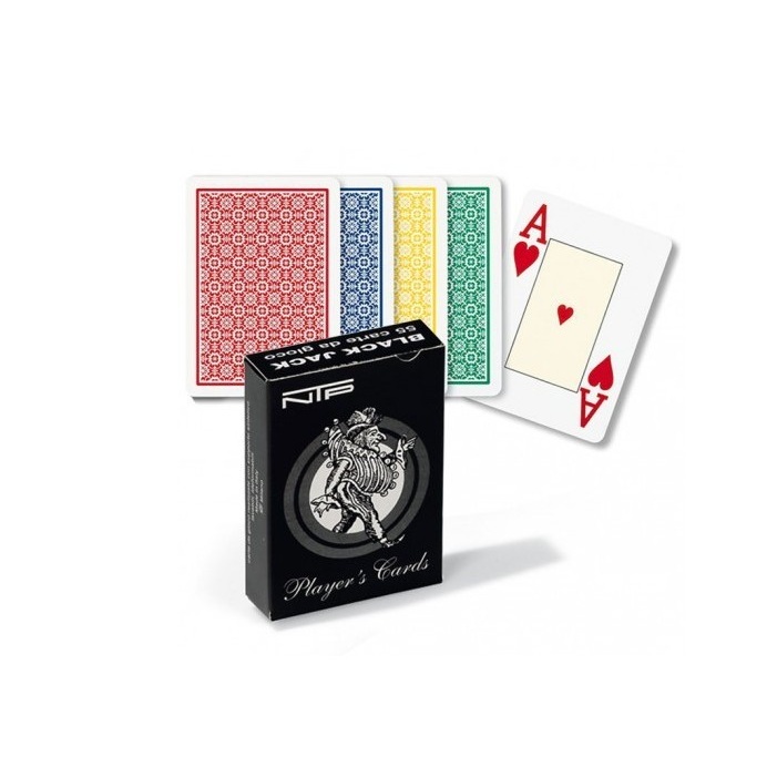 CARTE DA GIOCO NTP LONG LIFE BLACKJACK TEXAS HOLD'EM 100% PLASTICA