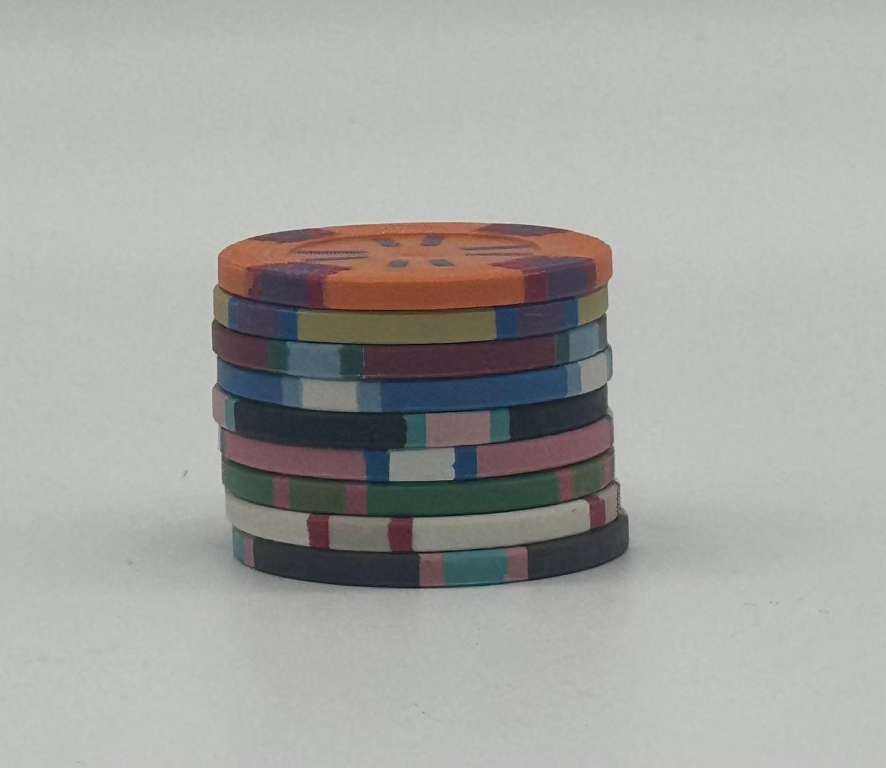 CHIPS IN REAL CLAY 10 Gr MODELLO MILANO PERSONALIZZATE